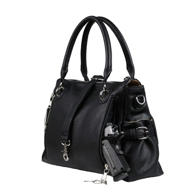 Concealed Carry Jessica Satchel Black by Lady Conceal