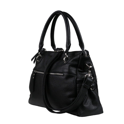 Concealed Carry Jessica Satchel Black by Lady Conceal