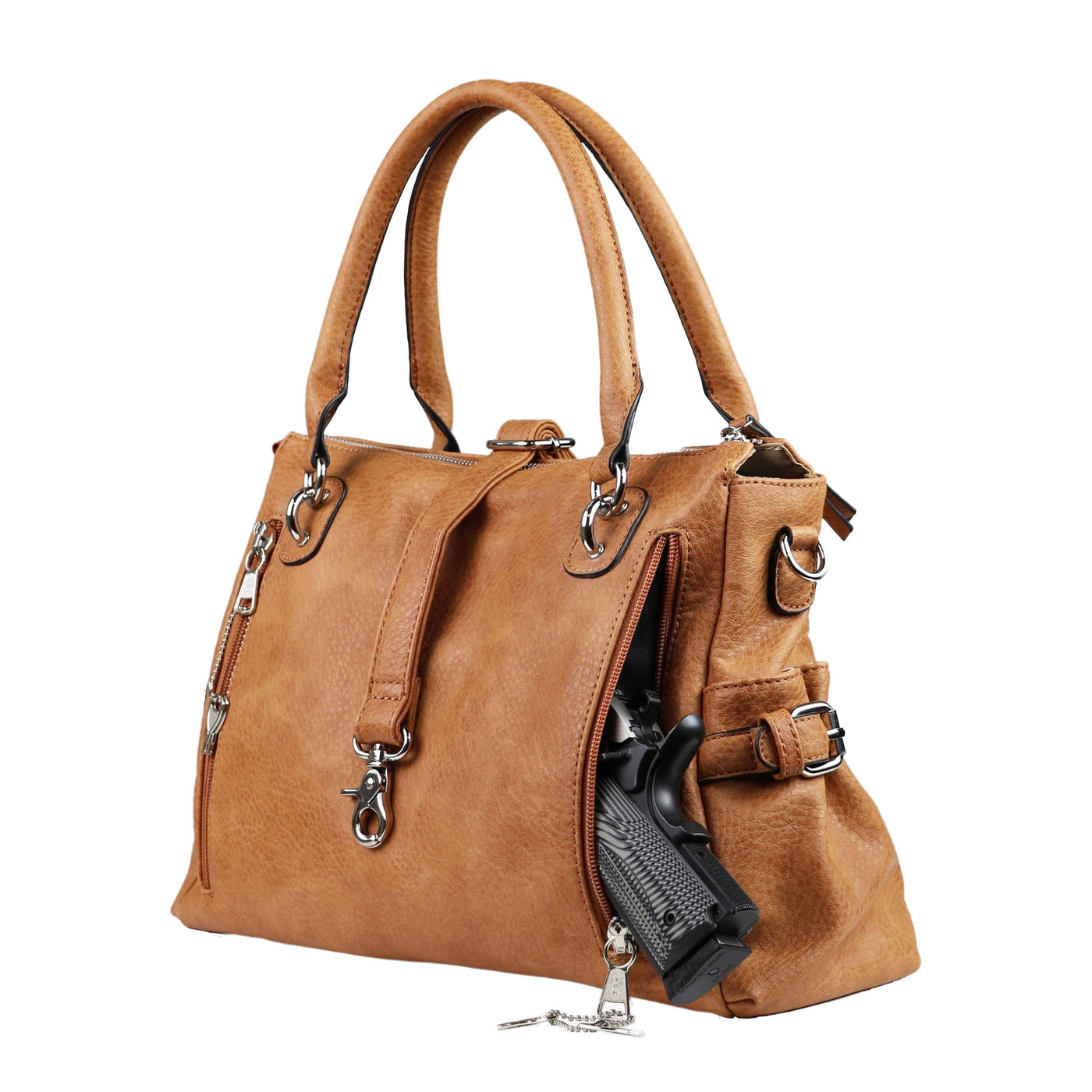 Concealed Carry Jessica Satchel Brown by Lady Conceal