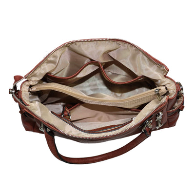 Concealed Carry Jessica Satchel Brown by Lady Conceal