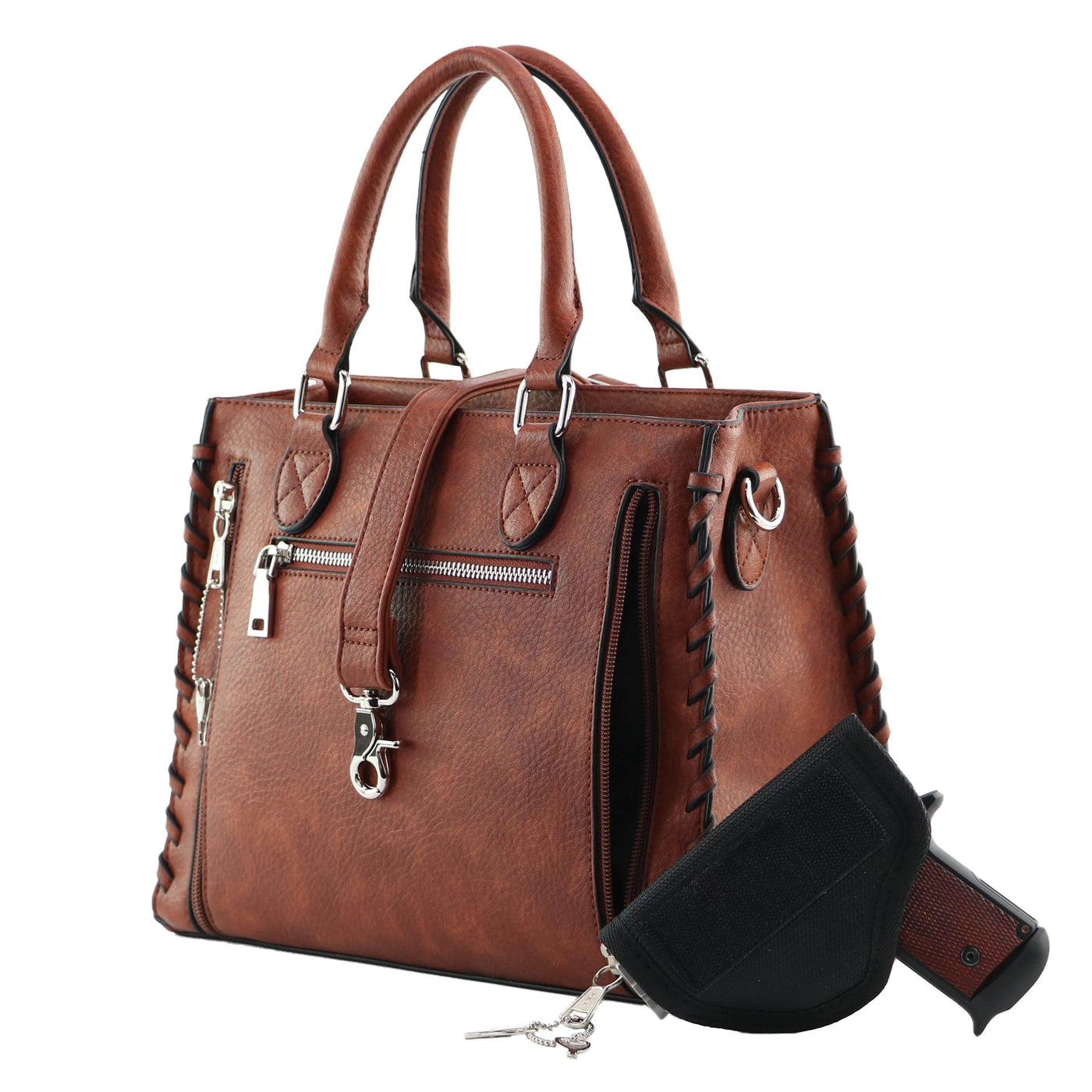 Lady Conceal Concealed Carry Purse Concealed Carry Laced Ann Satchel by Lady Conceal