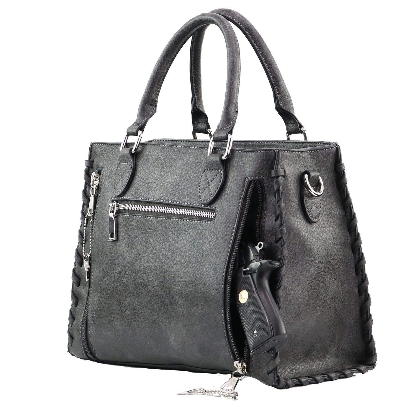 Lady Conceal Concealed Carry Purse Concealed Carry Laced Ann Satchel by Lady Conceal