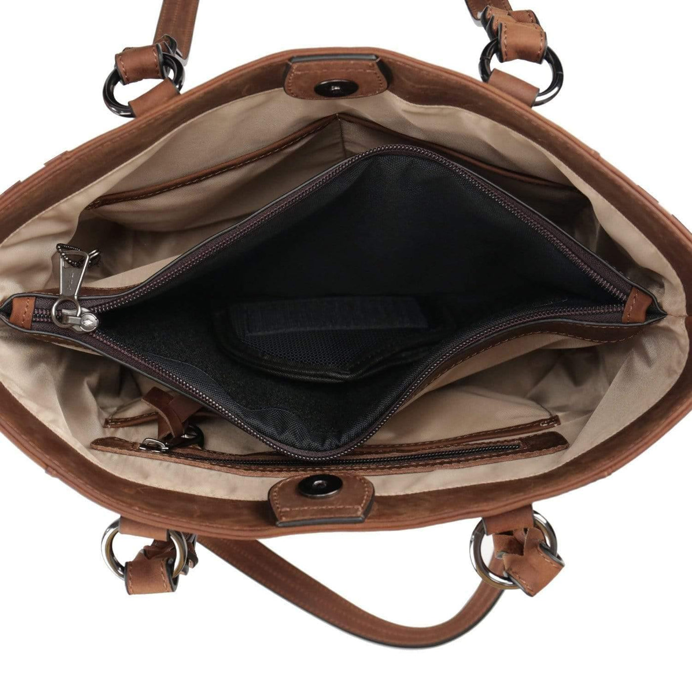 Lady Conceal Concealed Carry Purse Concealed Carry Maddie Leather Tote by Lady Conceal