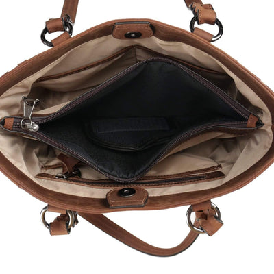Lady Conceal Concealed Carry Purse Concealed Carry Maddie Leather Tote by Lady Conceal