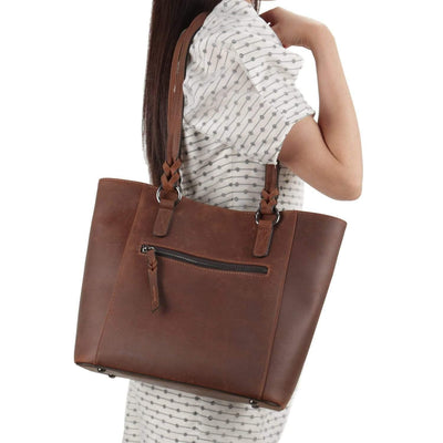 Lady Conceal Concealed Carry Purse Concealed Carry Maddie Leather Tote by Lady Conceal