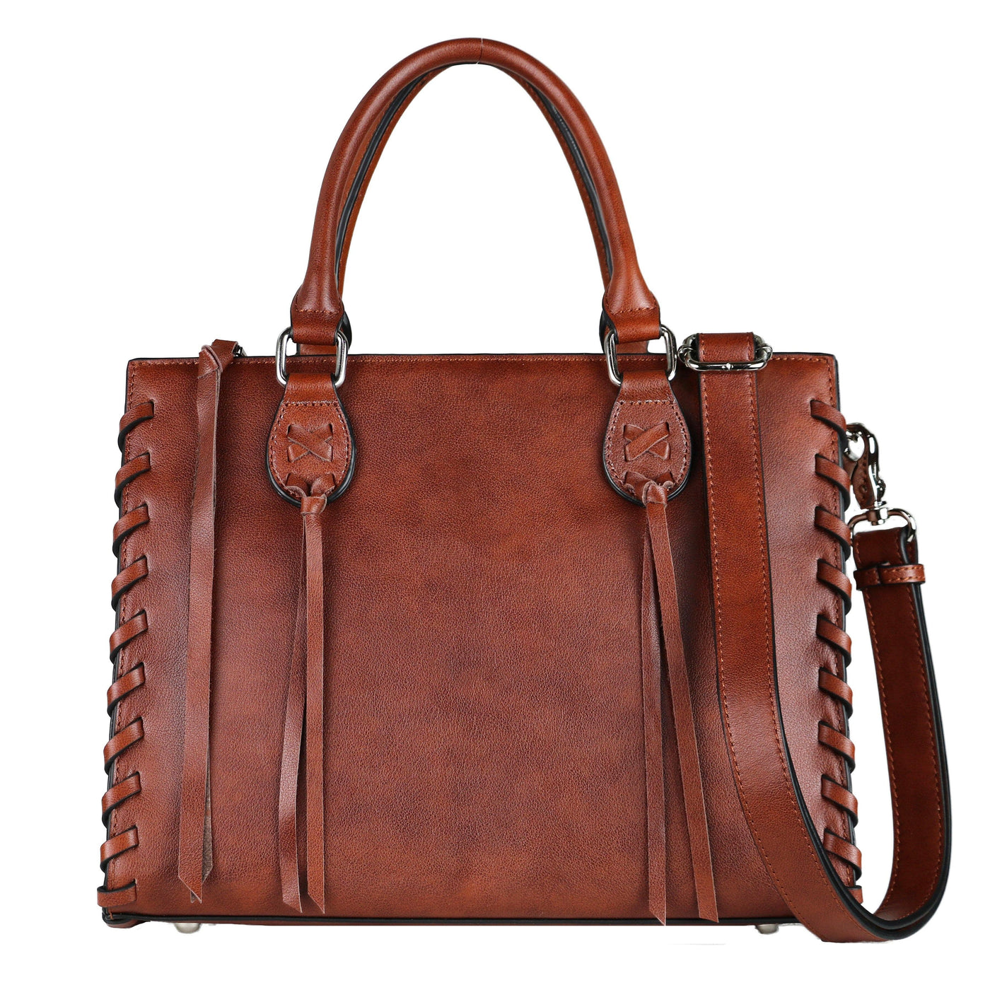 Real leather on sale concealed carry purse