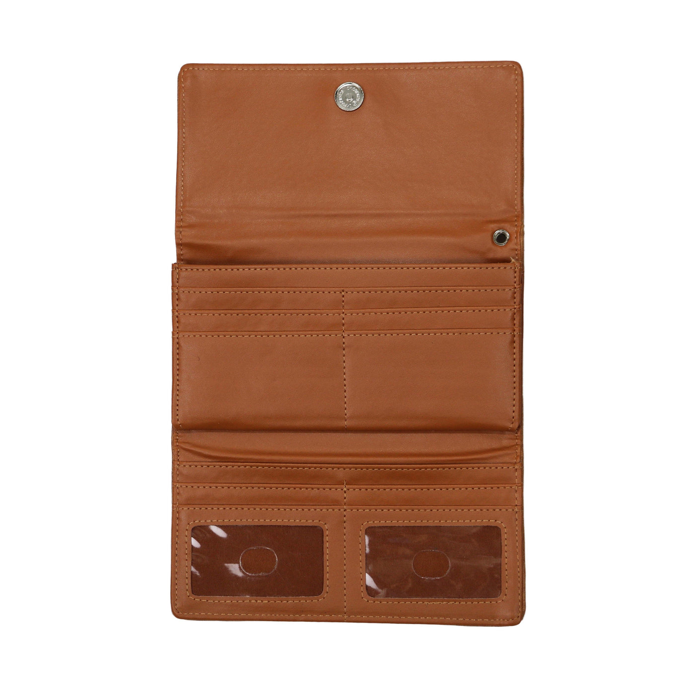 Lady Conceal Wallets Mahogany RFID Blocking Multi-Card Clutch Morgan Wallet