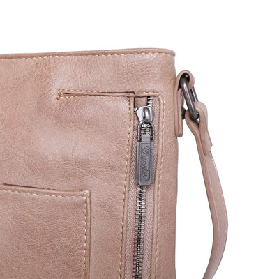 Montana West Concealed Carry Purse Brown Concealed Carry Crossbody Bag by Wrangler/Montana West