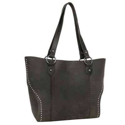 Montana West Concealed Carry Purse Distressed Leather Tote by Montana West