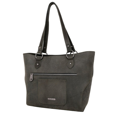 Montana West Concealed Carry Purse Distressed Leather Tote by Montana West