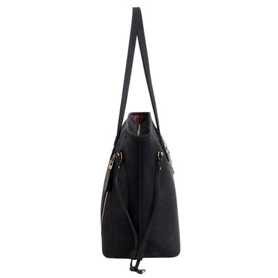 Montana West Concealed Carry Purse Bag Black Concealed Carry Leather Tote by Montana West