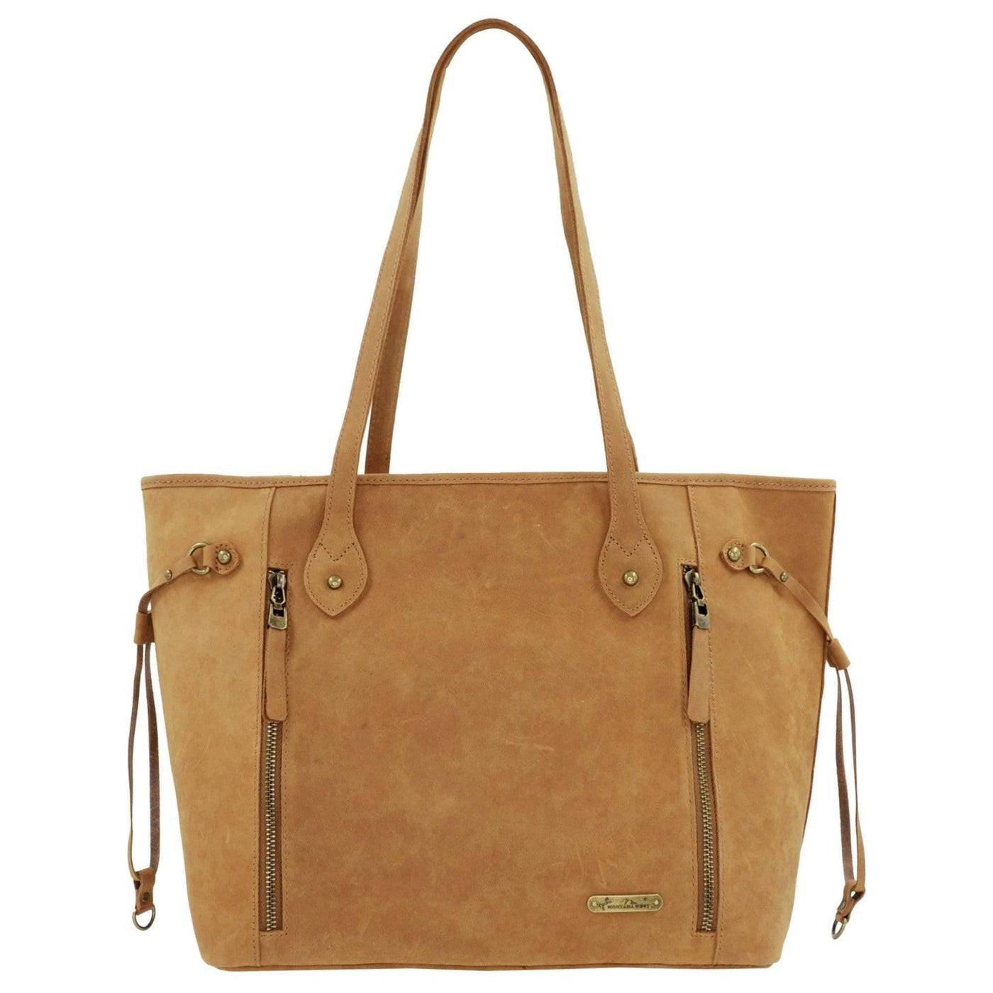 Montana West Concealed Carry Purse Bag Brown Concealed Carry Leather Tote by Montana West