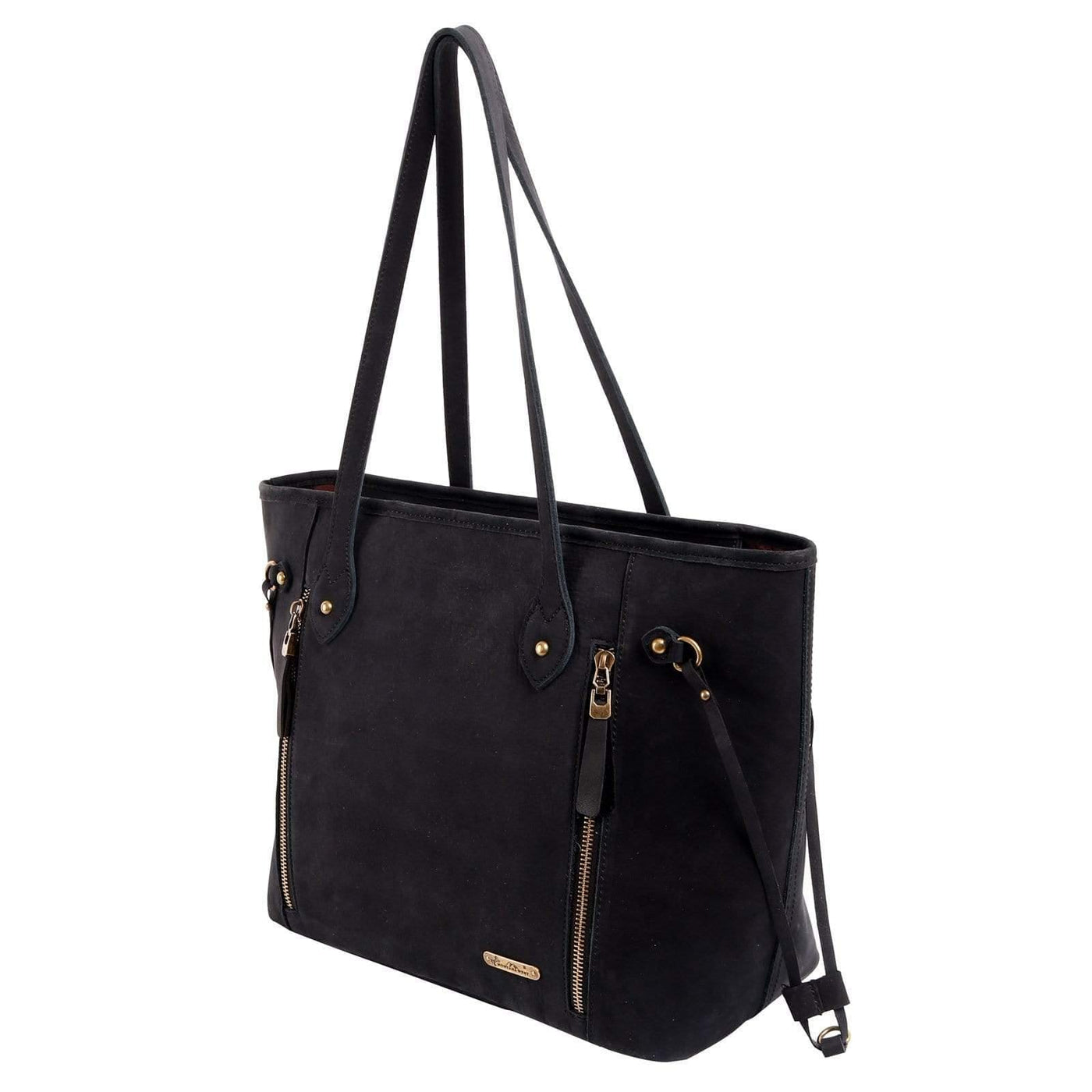 Montana West Concealed Carry Purse Bag Black Concealed Carry Leather Tote by Montana West