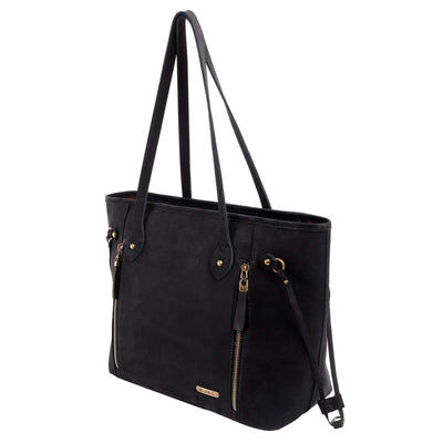Montana West Concealed Carry Purse Bag Black Concealed Carry Leather Tote by Montana West