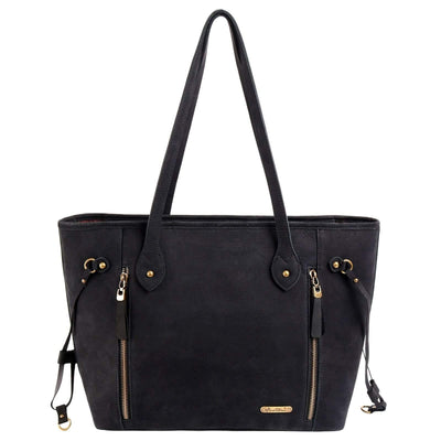 Montana West Concealed Carry Purse Bag Black Concealed Carry Leather Tote by Montana West