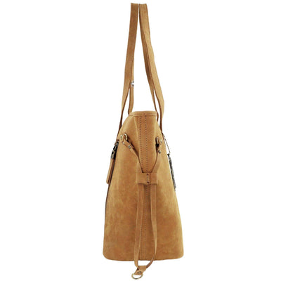 Montana West Concealed Carry Purse Bag Brown Concealed Carry Leather Tote by Montana West