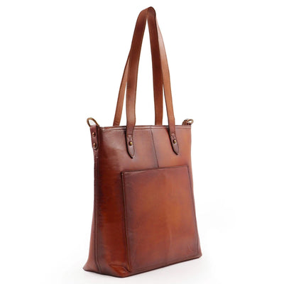 Concealed Carry Purse Coffee Concealed Carry Leather Tote/Crossbody by Montana West