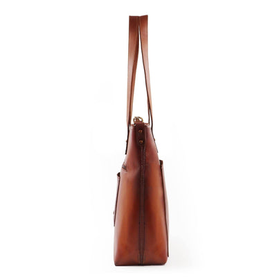 Concealed Carry Purse Coffee Concealed Carry Leather Tote/Crossbody by Montana West