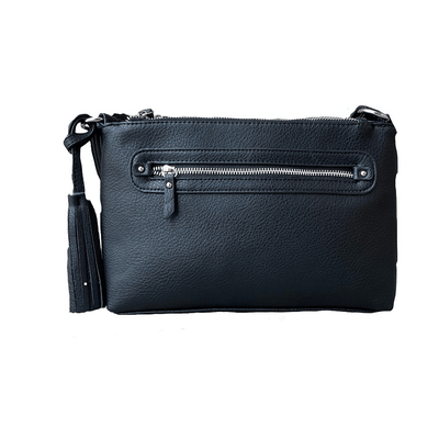  Concealed Carry Hailey Crossbody Purse Black by Roma Leathers