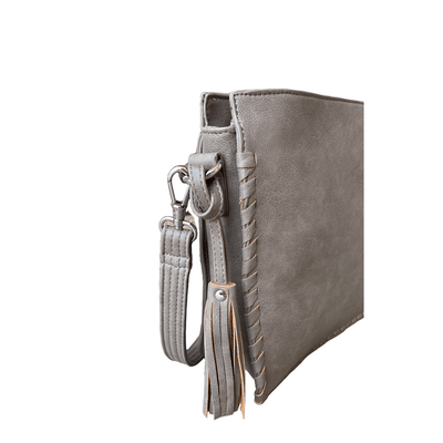  Concealed Carry Purse Gray Concealed Carry Braided Crossbody Purse by Roma Leathers