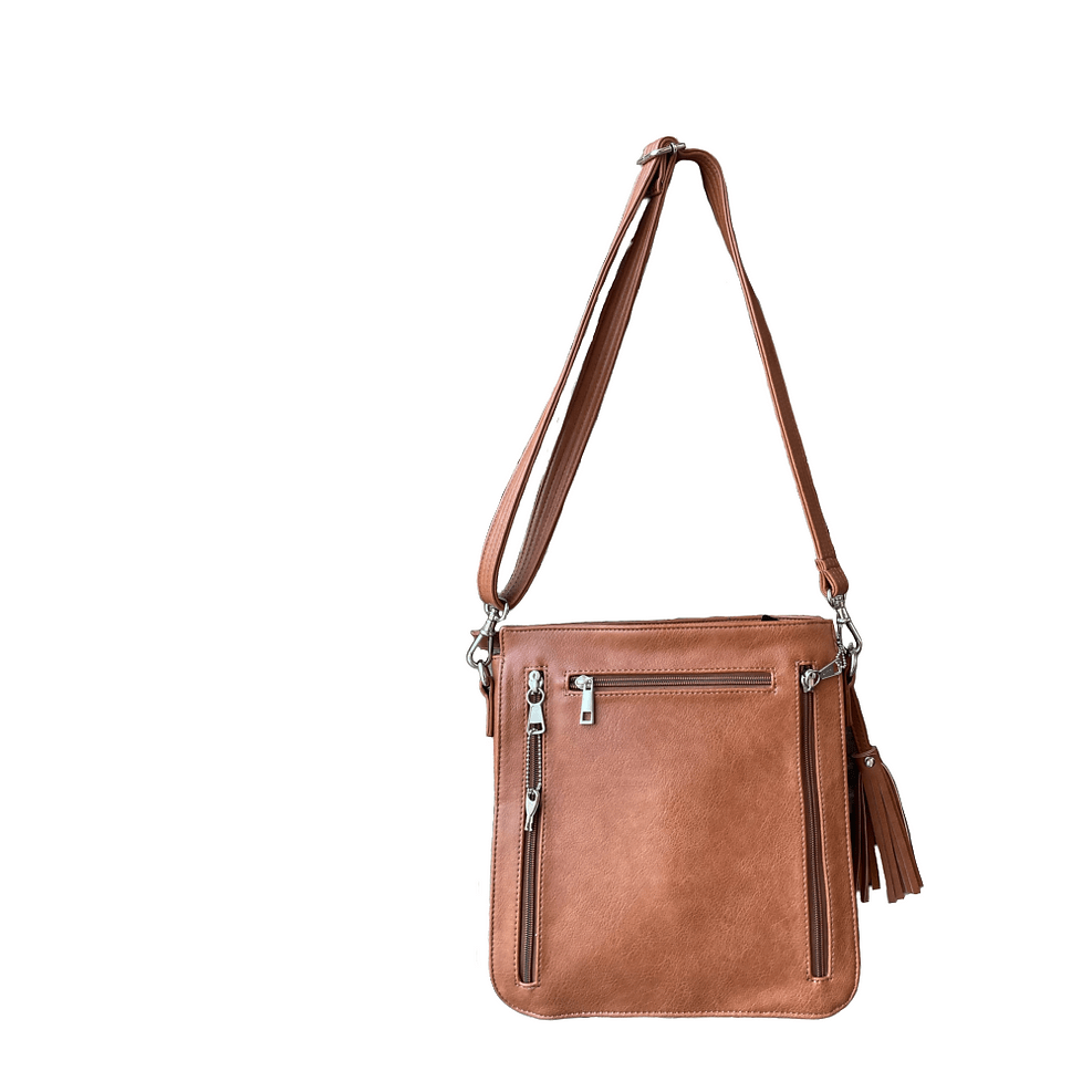  Concealed Carry Purse Brown Concealed Carry Braided Crossbody Purse by Roma Leathers