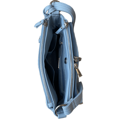  Concealed Carry Hailey Crossbody Purse Blue by Roma Leathers
