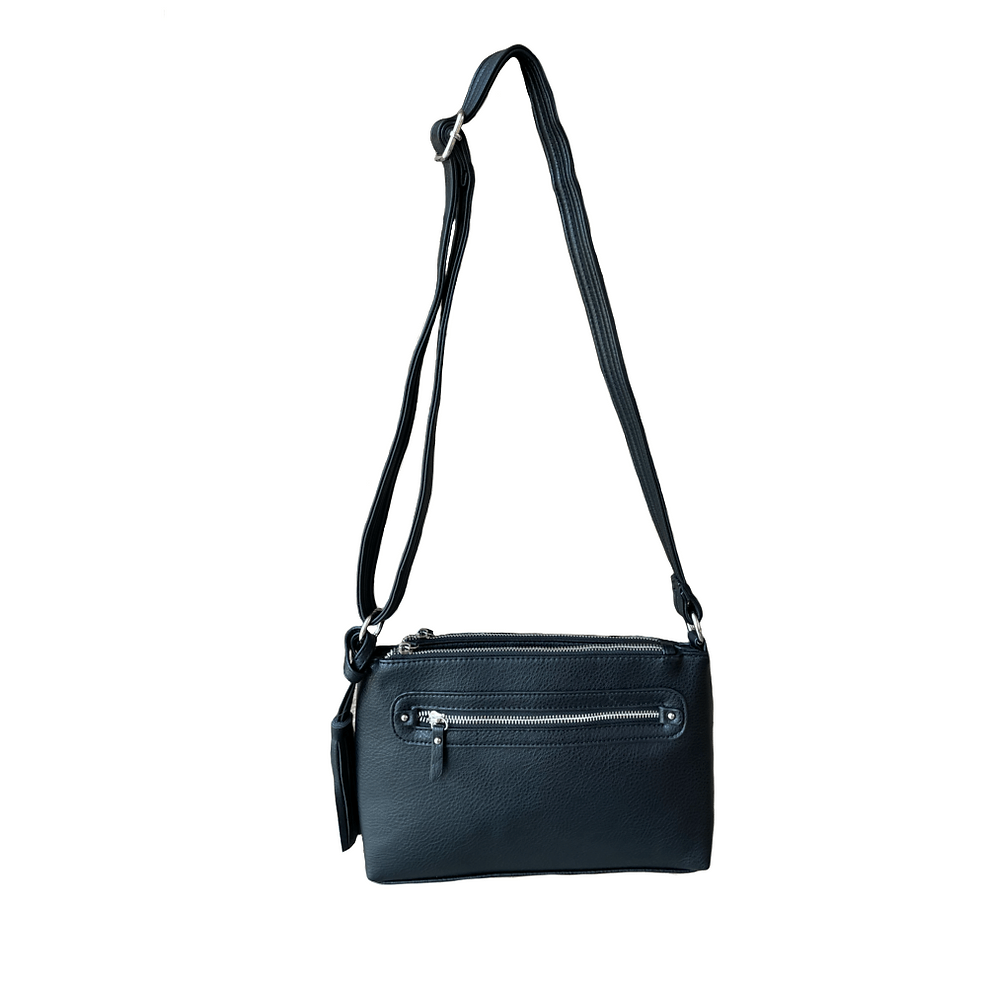  Concealed Carry Hailey Crossbody Purse Black by Roma Leathers