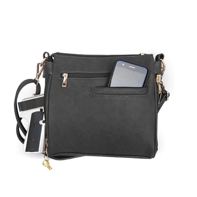 Concealed Carry Organizer Crossbody Purse by Roma Leathers