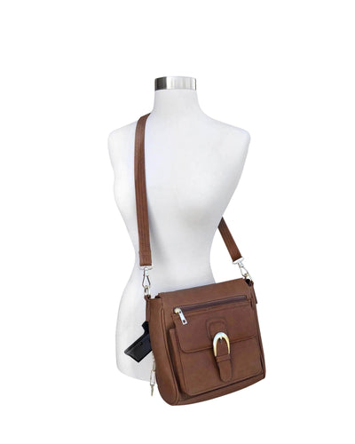 Concealed Carry Organizer Crossbody Purse by Roma Leathers