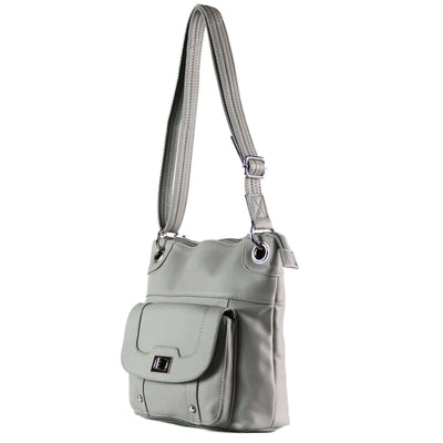 Concealed Carry Twist Lock Pocket Crossbody by Roma Leathers