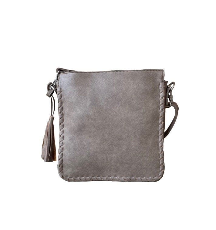  Concealed Carry Purse Gray Concealed Carry Braided Crossbody Purse by Roma Leathers