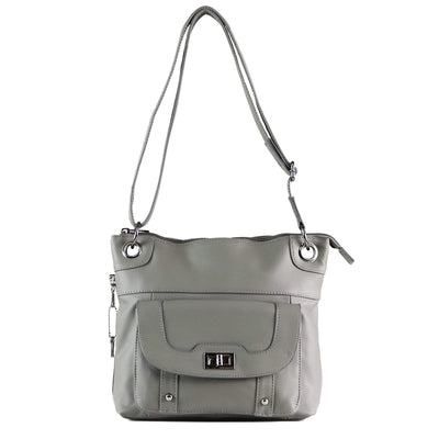 Concealed Carry Twist Lock Pocket Crossbody by Roma Leathers