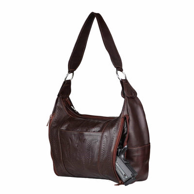 Concealed Carry Leather Satchel Purse by Ropin West