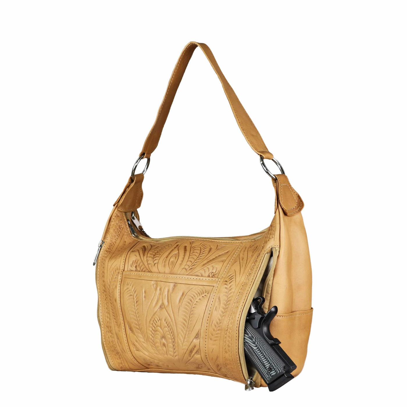 Concealed Carry Leather Satchel Purse by Ropin West
