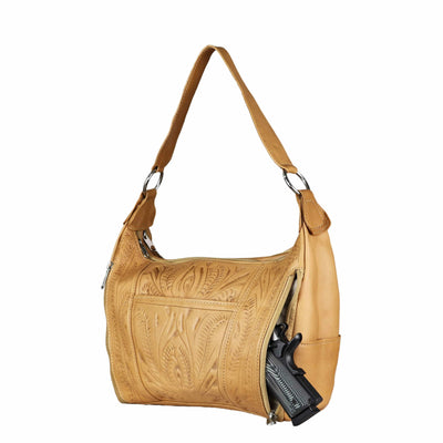 Concealed Carry Leather Satchel Purse by Ropin West