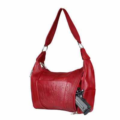 Concealed Carry Leather Satchel Purse by Ropin West