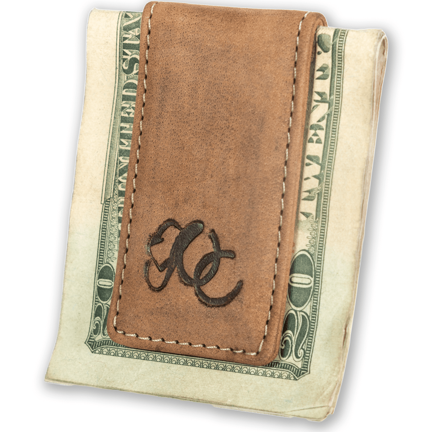 Urban Cowboy Apparel Brown Magnetic Money Clip