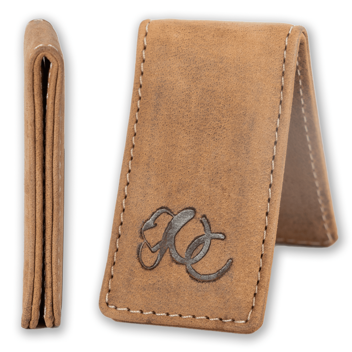 Urban Cowboy Apparel Brown Magnetic Money Clip