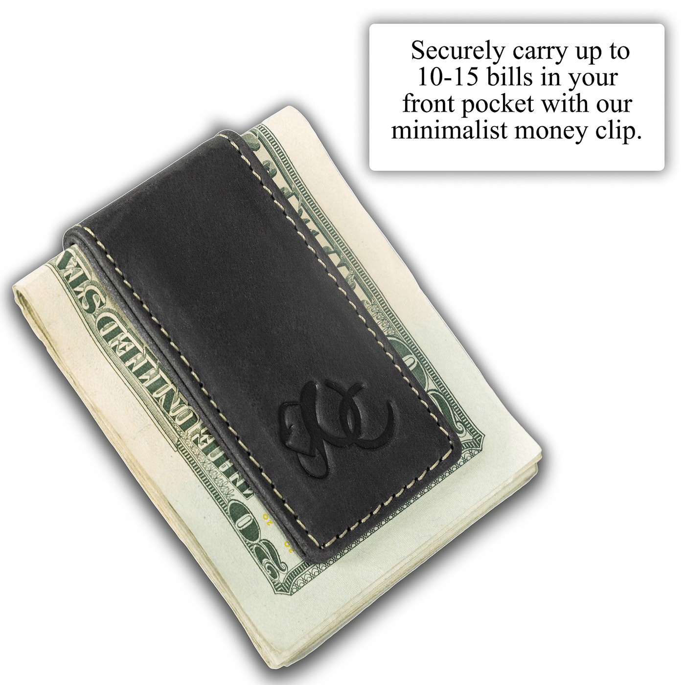 Urban Cowboy Apparel Black Magnetic Money Clip