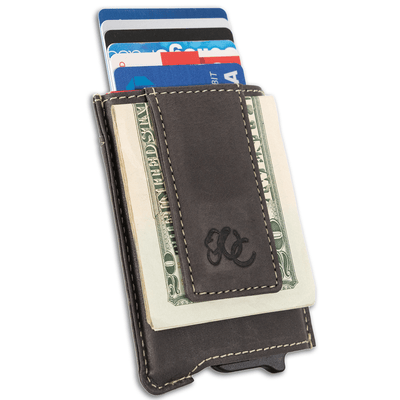 Urban Cowboy Apparel Wallet Brown Auto Pop Up Leather Card Wallet