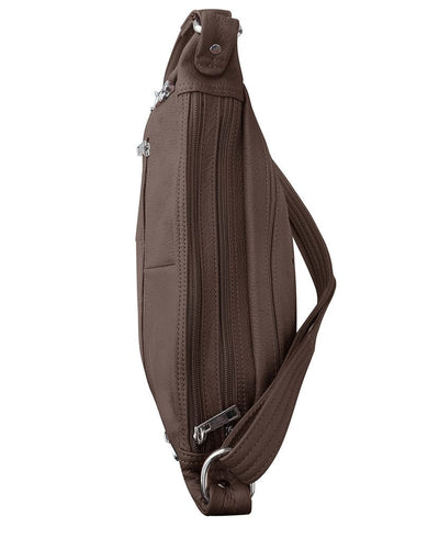 Concealed Carry Leather Crossbody Bag by Roma Leathers